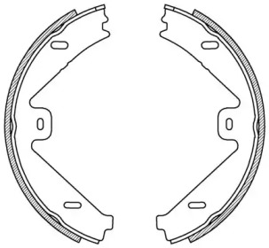 Комлект тормозных накладок (OPEN PARTS: BSA2225.00)