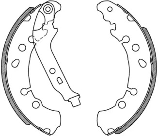 Комлект тормозных накладок (OPEN PARTS: BSA2230.00)