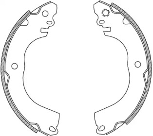 Комлект тормозных накладок (OPEN PARTS: BSA2238.00)