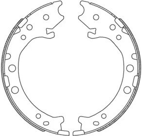 Комлект тормозных накладок (OPEN PARTS: BSA2243.00)