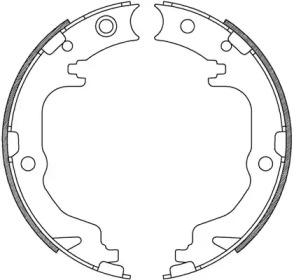 Комлект тормозных накладок (OPEN PARTS: BSA2247.00)