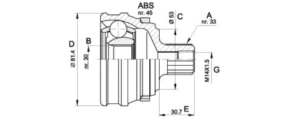 Шарнирный комплект (OPEN PARTS: CVJ5120.10)