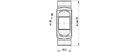 Шарнирный комплект (OPEN PARTS: CVJ5415.20)