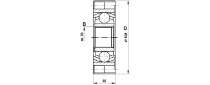 Шарнирный комплект (OPEN PARTS: CVJ5418.20)