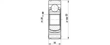 Шарнирный комплект (OPEN PARTS: CVJ5419.20)