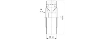 Шарнирный комплект (OPEN PARTS: CVJ5423.20)