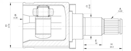 Шарнирный комплект (OPEN PARTS: CVJ5634.20)