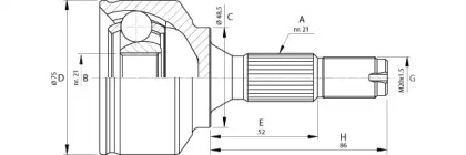 Шарнирный комплект (OPEN PARTS: CVJ5692.10)