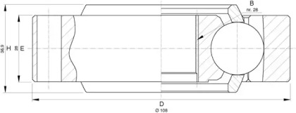 Шарнирный комплект (OPEN PARTS: CVJ5734.20)