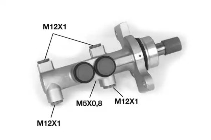 Цилиндр (OPEN PARTS: FBM1318.00)