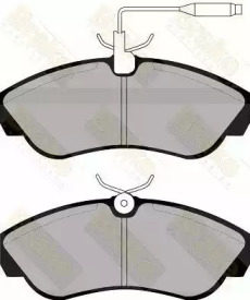 Комплект тормозных колодок (Brake ENGINEERING: PA1043)