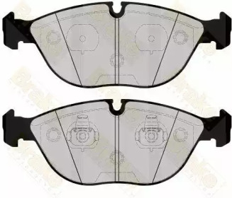 Комплект тормозных колодок (Brake ENGINEERING: PA1062)