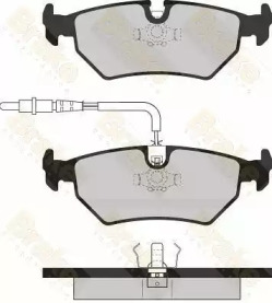 Комплект тормозных колодок (Brake ENGINEERING: PA1064)