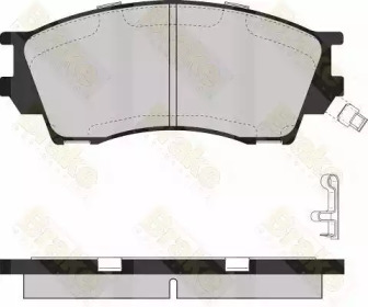 Комплект тормозных колодок (Brake ENGINEERING: PA1085)