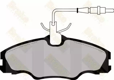 Комплект тормозных колодок (Brake ENGINEERING: PA1112)