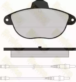 Комплект тормозных колодок (Brake ENGINEERING: PA1117)