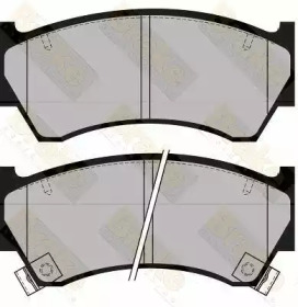 Комплект тормозных колодок (Brake ENGINEERING: PA1130)