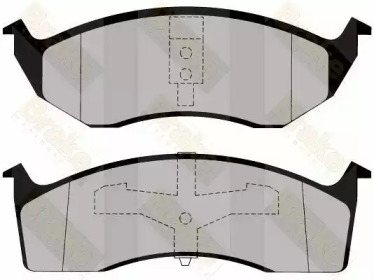 Комплект тормозных колодок (Brake ENGINEERING: PA1137)