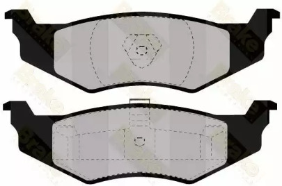 Комплект тормозных колодок (Brake ENGINEERING: PA1138)