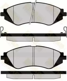 Комплект тормозных колодок (Brake ENGINEERING: PA1146)