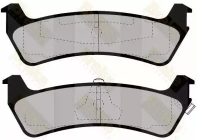 Комплект тормозных колодок (Brake ENGINEERING: PA1151)