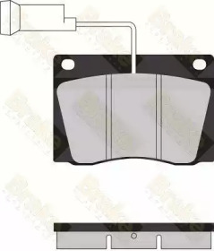 Комплект тормозных колодок (Brake ENGINEERING: PA1217)