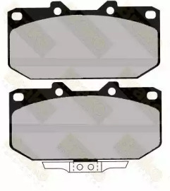 Комплект тормозных колодок (Brake ENGINEERING: PA1230)