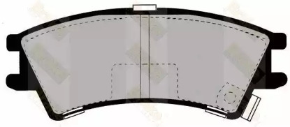 Комплект тормозных колодок (Brake ENGINEERING: PA1239)