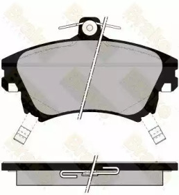 Комплект тормозных колодок (Brake ENGINEERING: PA1279)