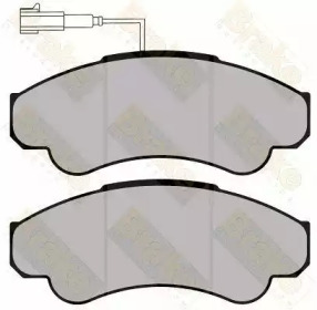 Комплект тормозных колодок (Brake ENGINEERING: PA1284)