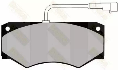 Комплект тормозных колодок (Brake ENGINEERING: PA1314)