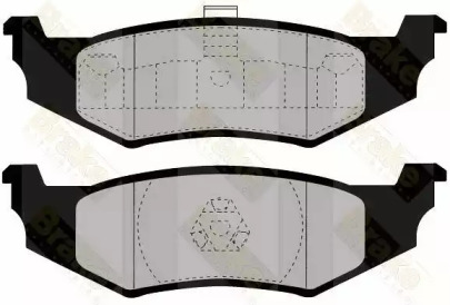 Комплект тормозных колодок (Brake ENGINEERING: PA1331)