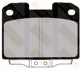 Комплект тормозных колодок (Brake ENGINEERING: PA1372)