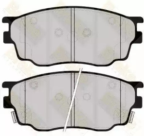 Комплект тормозных колодок (Brake ENGINEERING: PA1427)