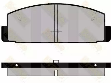 Комплект тормозных колодок (Brake ENGINEERING: PA1428)