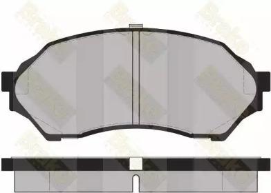 Комплект тормозных колодок (Brake ENGINEERING: PA1430)