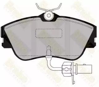 Комплект тормозных колодок (Brake ENGINEERING: PA1455)