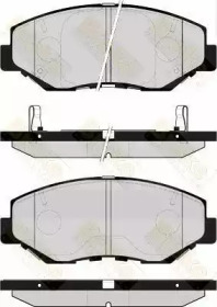 Комплект тормозных колодок (Brake ENGINEERING: PA1518)