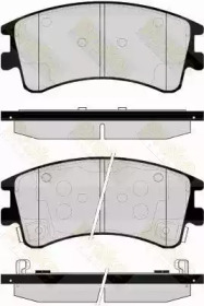 Комплект тормозных колодок (Brake ENGINEERING: PA1537)