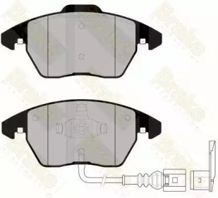 Комплект тормозных колодок (Brake ENGINEERING: PA1558)