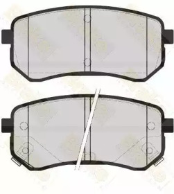 Комплект тормозных колодок (Brake ENGINEERING: PA1578)