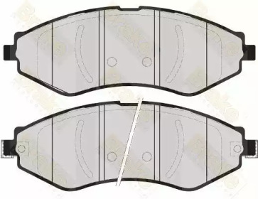 Комплект тормозных колодок (Brake ENGINEERING: PA1601)