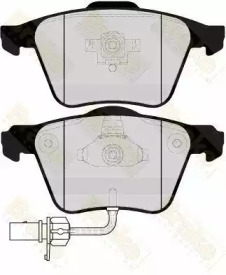 Комплект тормозных колодок (Brake ENGINEERING: PA1620)