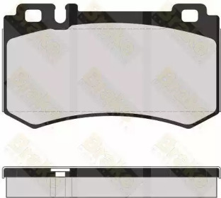 Комплект тормозных колодок (Brake ENGINEERING: PA1633)