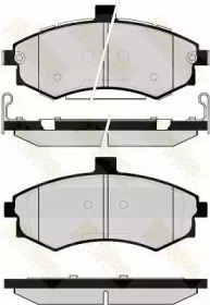 Комплект тормозных колодок (Brake ENGINEERING: PA1656)