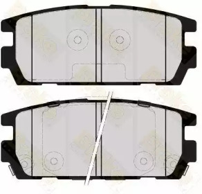 Комплект тормозных колодок (Brake ENGINEERING: PA1659)