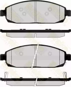 Комплект тормозных колодок (Brake ENGINEERING: PA1665)