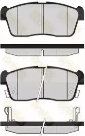 Комплект тормозных колодок (Brake ENGINEERING: PA1668)