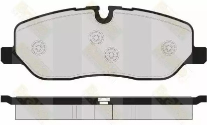 Комплект тормозных колодок (Brake ENGINEERING: PA1672)