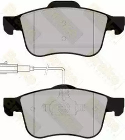 Комплект тормозных колодок (Brake ENGINEERING: PA1683)